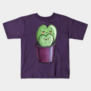 Cute cactus  mom Kids T-Shirt